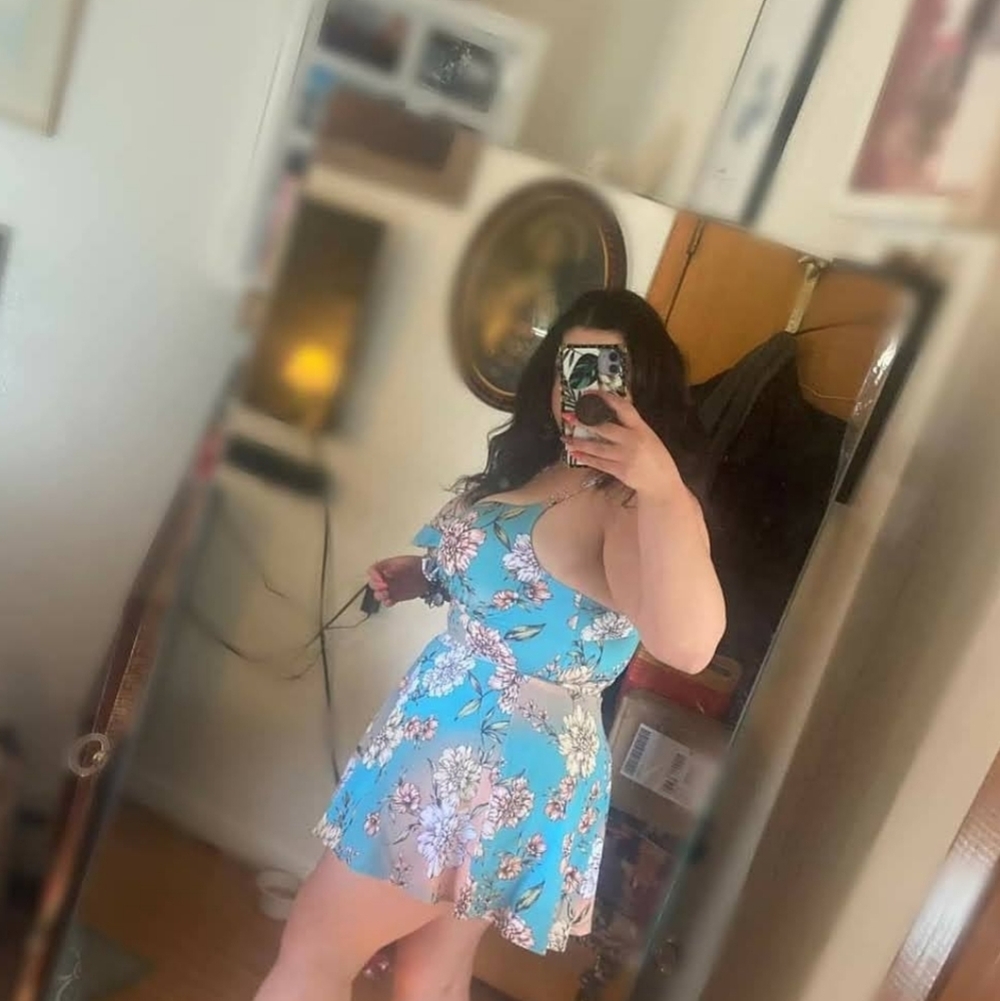 🆕👙 3X TORRID BLUE FLORAL BIKINI TOP AND SWIM SKIRT SET👙 - Picture 13 of 16